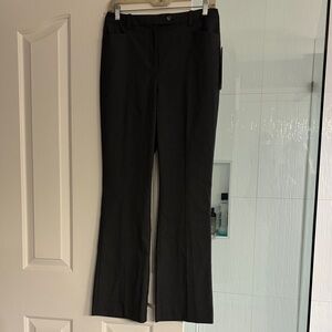 Calvin Klein Modern Fit Pants Charcoal Pinstriped